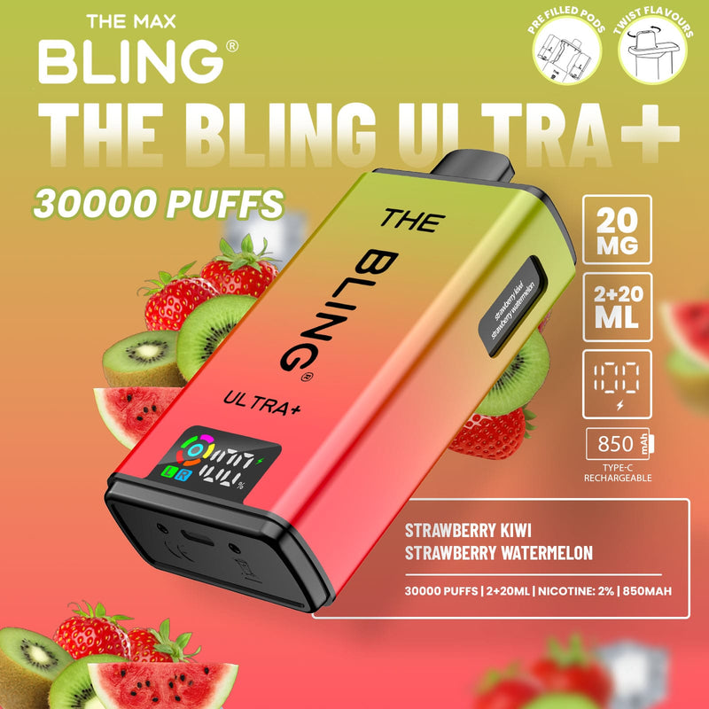The Bling Ultra Plus 30k Puffs Prefilled Pod Vape - From £11.00