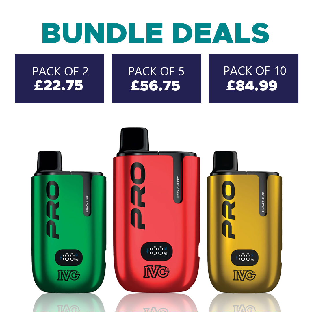 IVG Pro 12, 10000 Puffs Prefilled Pod Vape Kit | Starting From 8.50 IVG Pro 12, 10000 Puffs Prefilled Pod Vape Kit | Starting From 8.50