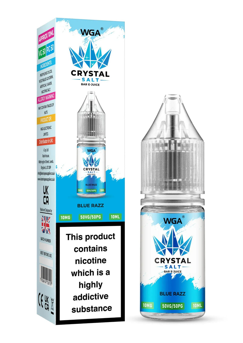 WGA Crystal Salt Bar E-Juice 10ml Nic Salt
