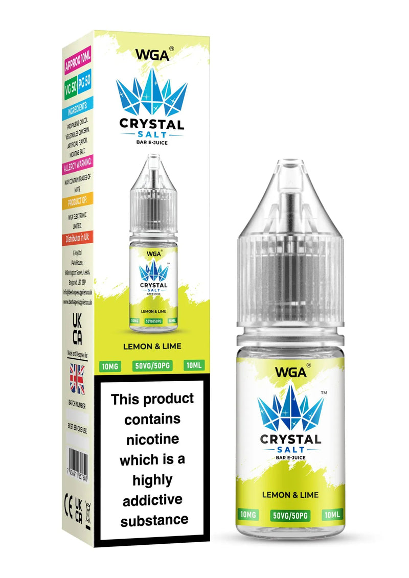 WGA Crystal Salt Bar E-Juice 10ml Nic Salt