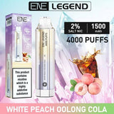 ENE Legend 4000 Puffs Disposable Vape By Elux -10ml -2%