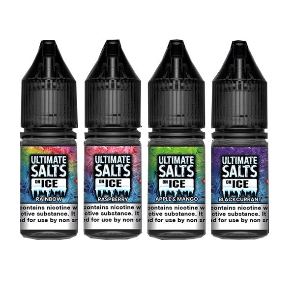 10mg Ultimate Puff Salts On Ice 10ml Flavoured Nic Salts (50VG/50PG) - vapeverseuk