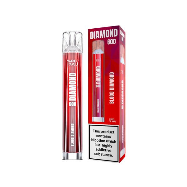 20mg Vapes Bars Diamond 600 Disposable Vape Device 600 Puffs - vapeverseuk