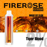 The Elux FireRose ex4500 Disposable Vape Bar – 2%nic – 2ml – 20mg