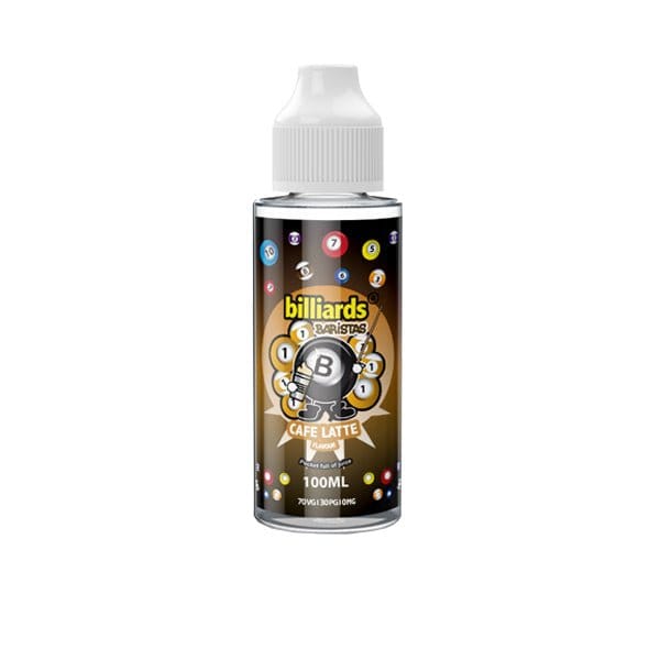 Billiards Baristas Range 100ml Shortfill 0mg (70VG/30PG) - vapeverseuk