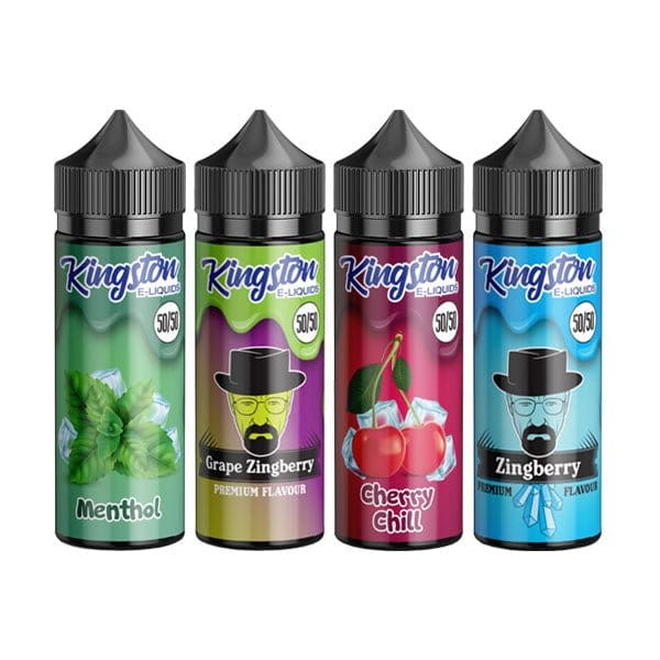 Kingston 120ml Shortfill 0mg (50VG/50PG) - vapeverseuk