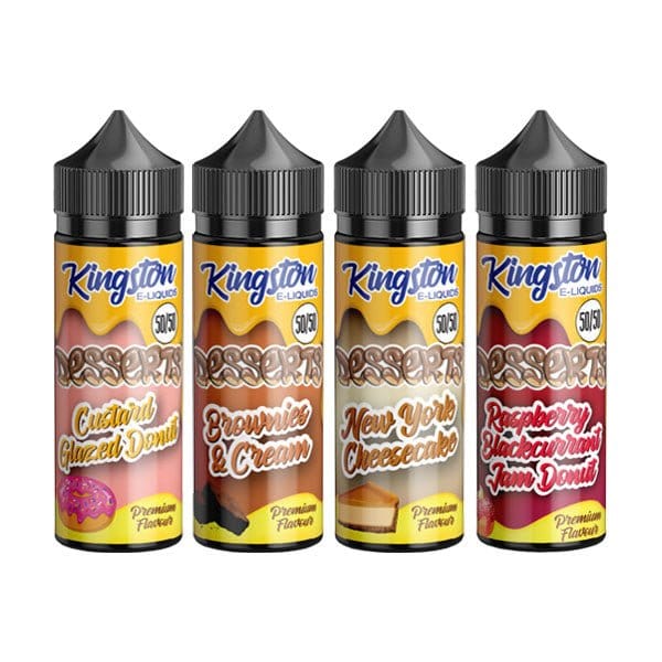 Kingston Desserts 120ml Shortfill 0mg (50VG/50PG) - vapeverseuk