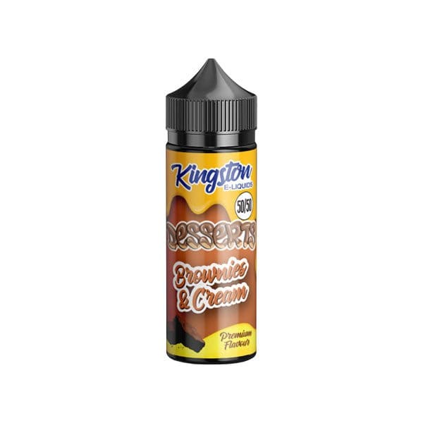 Kingston Desserts 120ml Shortfill 0mg (50VG/50PG) - vapeverseuk