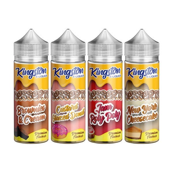Kingston Desserts 120ml Shortfill 0mg (70VG/30PG) - vapeverseuk