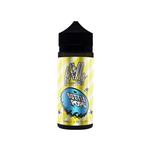 No Frills Collection Bottle Pops 80ml Shortfill 0mg (80VG/20PG) - vapeverseuk