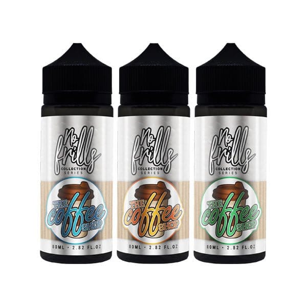 No Frills Collection Coffee Shop 80ml Shortfill 0mg (80VG/20PG) - vapeverseuk