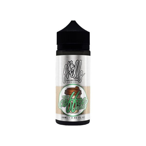 No Frills Collection Coffee Shop 80ml Shortfill 0mg (80VG/20PG) - vapeverseuk