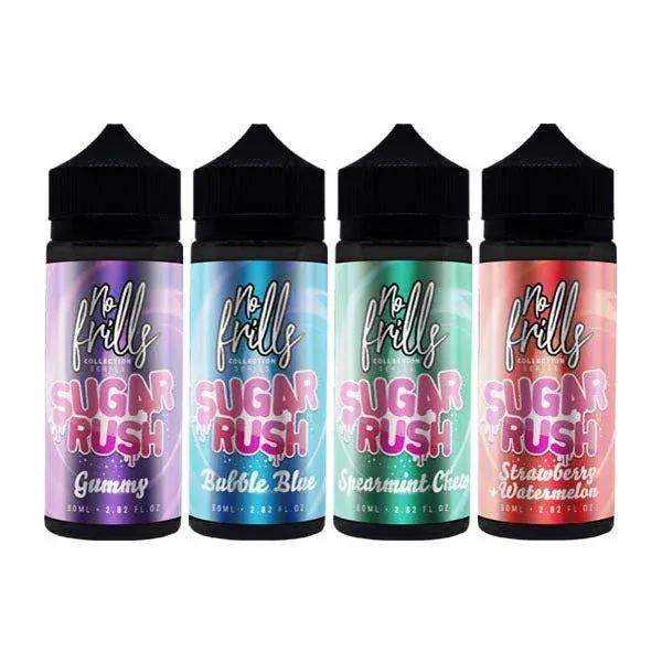 No Frills Collection Sugar Rush 80ml Shortfill 0mg (80VG/20PG) - vapeverseuk