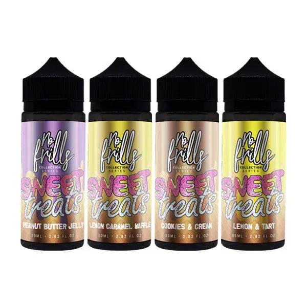 No Frills Collection Sweet Treats 80ml Shortfill 0mg (80VG/20PG) - vapeverseuk