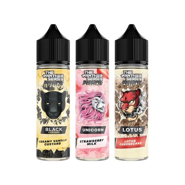 The Panther Series Desserts By Dr Vapes 50ml Shortfill 0mg (78VG/22PG) - vapeverseuk
